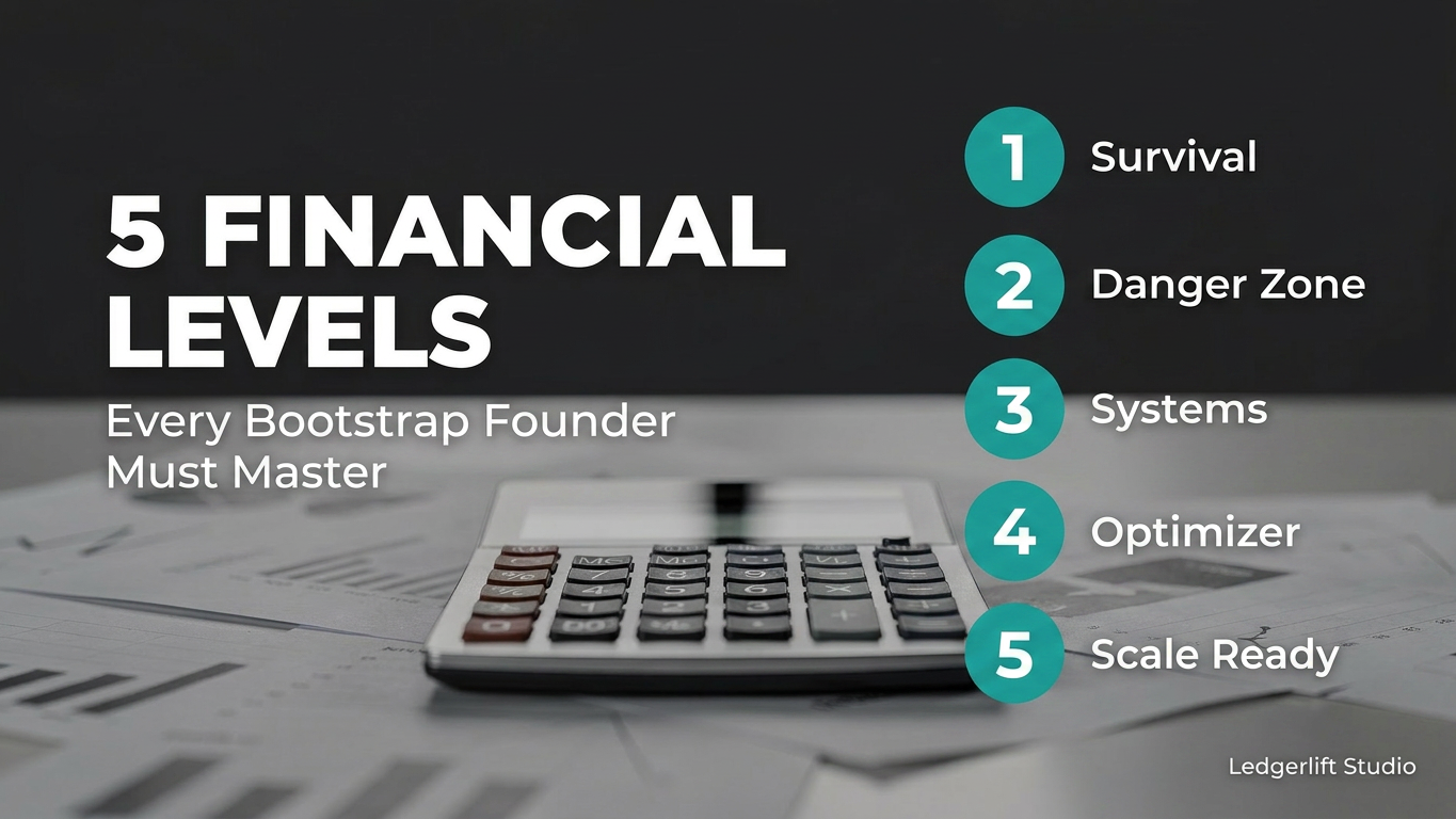 The 5 Financial Levels Every Bootstrap Founder Must Master (And Why 80% Get Stuck at Level 2)